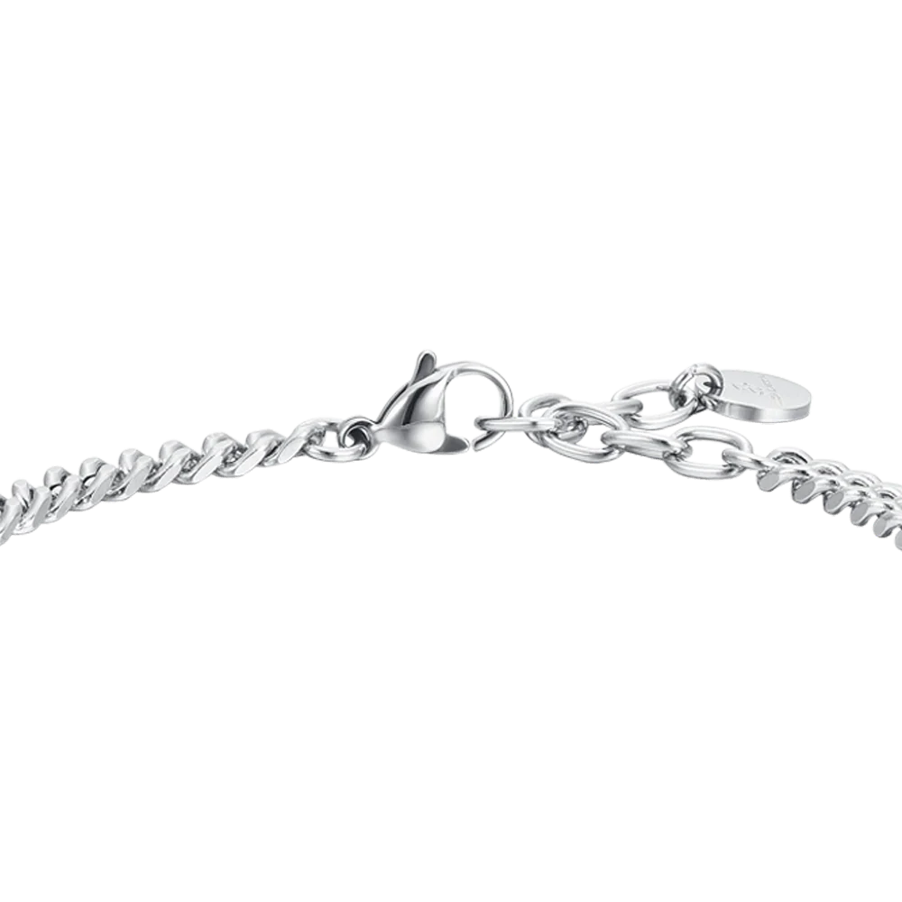 LUCA BARRA - BRACCIALE UOMO IN ACCIAIO