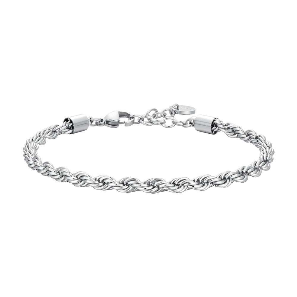 LUCA BARRA - BRACCIALE UOMO IN ACCIAIO
