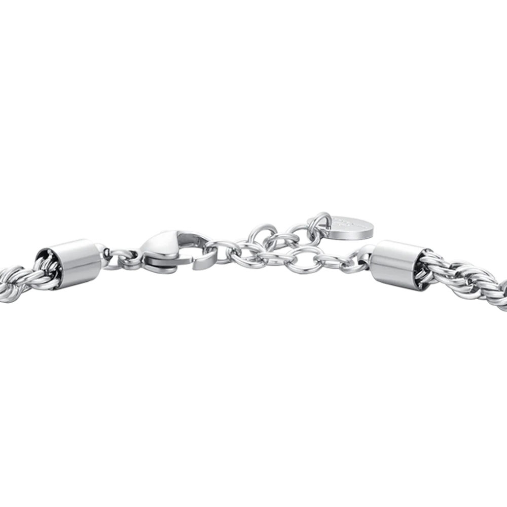 LUCA BARRA - BRACCIALE UOMO IN ACCIAIO