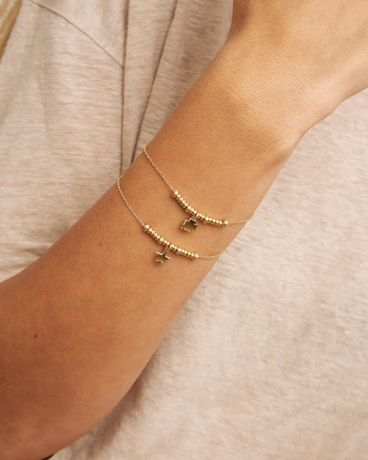 BRACCIALE ARGENTO DORATO CON QUADRIFOGLIO