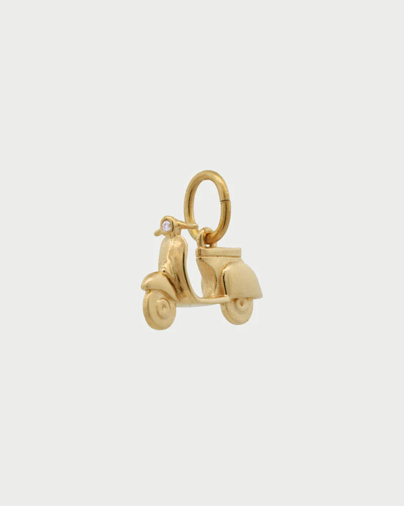 CHARM BAR - CIONDOLO VESPA DORATA