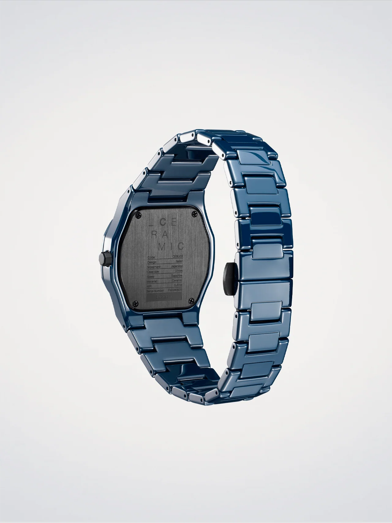 OROLOGIO CERAMICA PURE BLUE 37MM