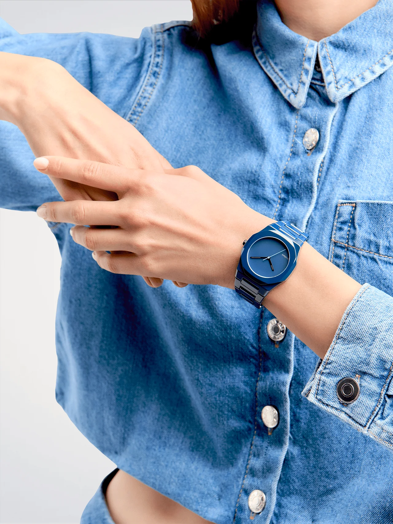 OROLOGIO CERAMICA PURE BLUE 37MM