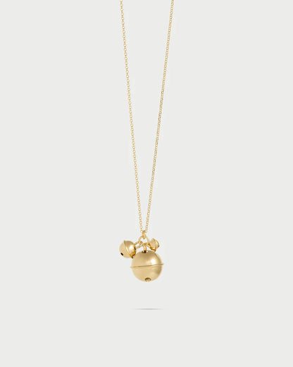 COLLANA CHIAMA ANGELI ARGENTO DORATO CON CAMPANELLA