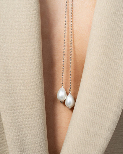 RDM - COLLANA SALI-SCENDI ELLISSE CON PERLE