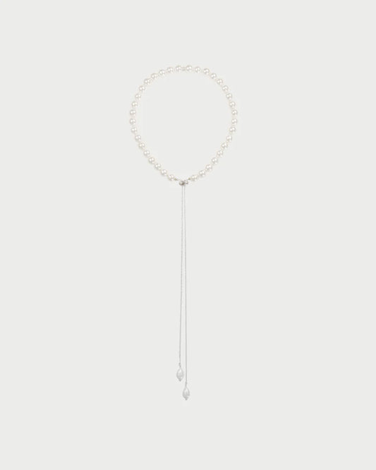 RDM - COLLANA SALI-SCENDI ELLISSE CON PERLE