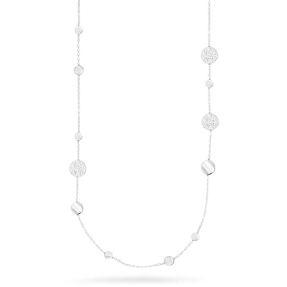 COLLANA CHANEL ARGENTO CON ZIRCONI