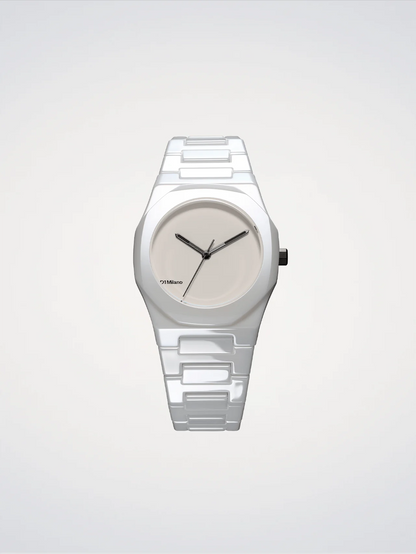 OROLOGIO CERAMICA PURE WHITE 37MM