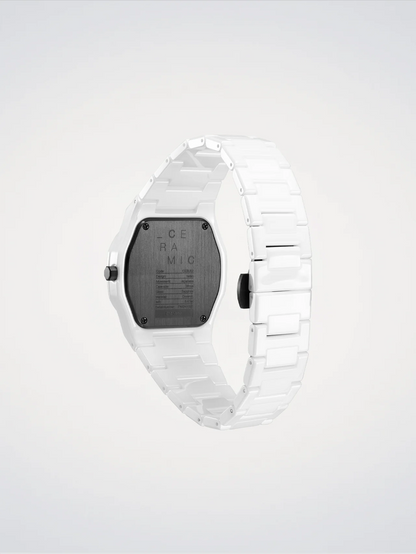 OROLOGIO CERAMICA PURE WHITE 37MM