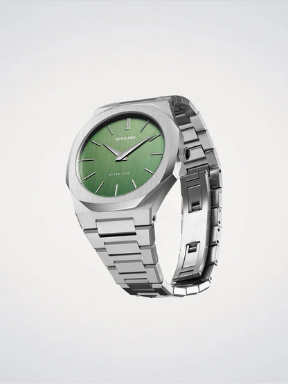 OROLOGIO ULTRA THIN MOSS VERDE 40 MM