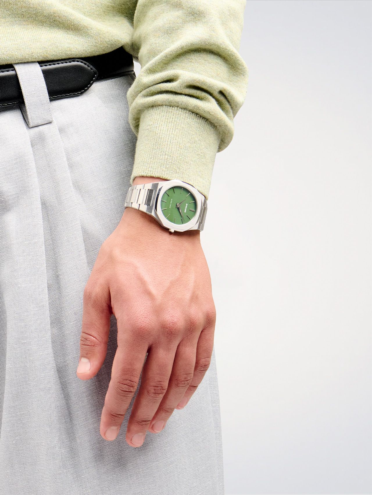 OROLOGIO ULTRA THIN MOSS VERDE 40 MM