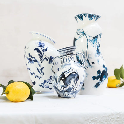 SELETTI - VASO DIESEL IN PORCELLANA CLASSIC ON ACID KING WEN