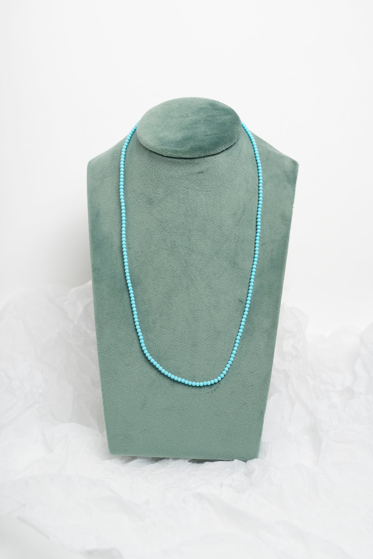 SOARA- COLLANA GIROCOLLO MICRO SFERE TURCHESI