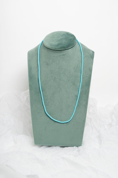 SOARA- COLLANA GIROCOLLO MICRO SFERE TURCHESI