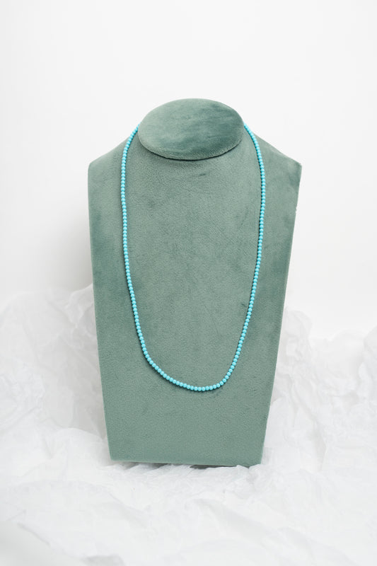 SOARA- COLLANA GIROCOLLO MICRO SFERE TURCHESI