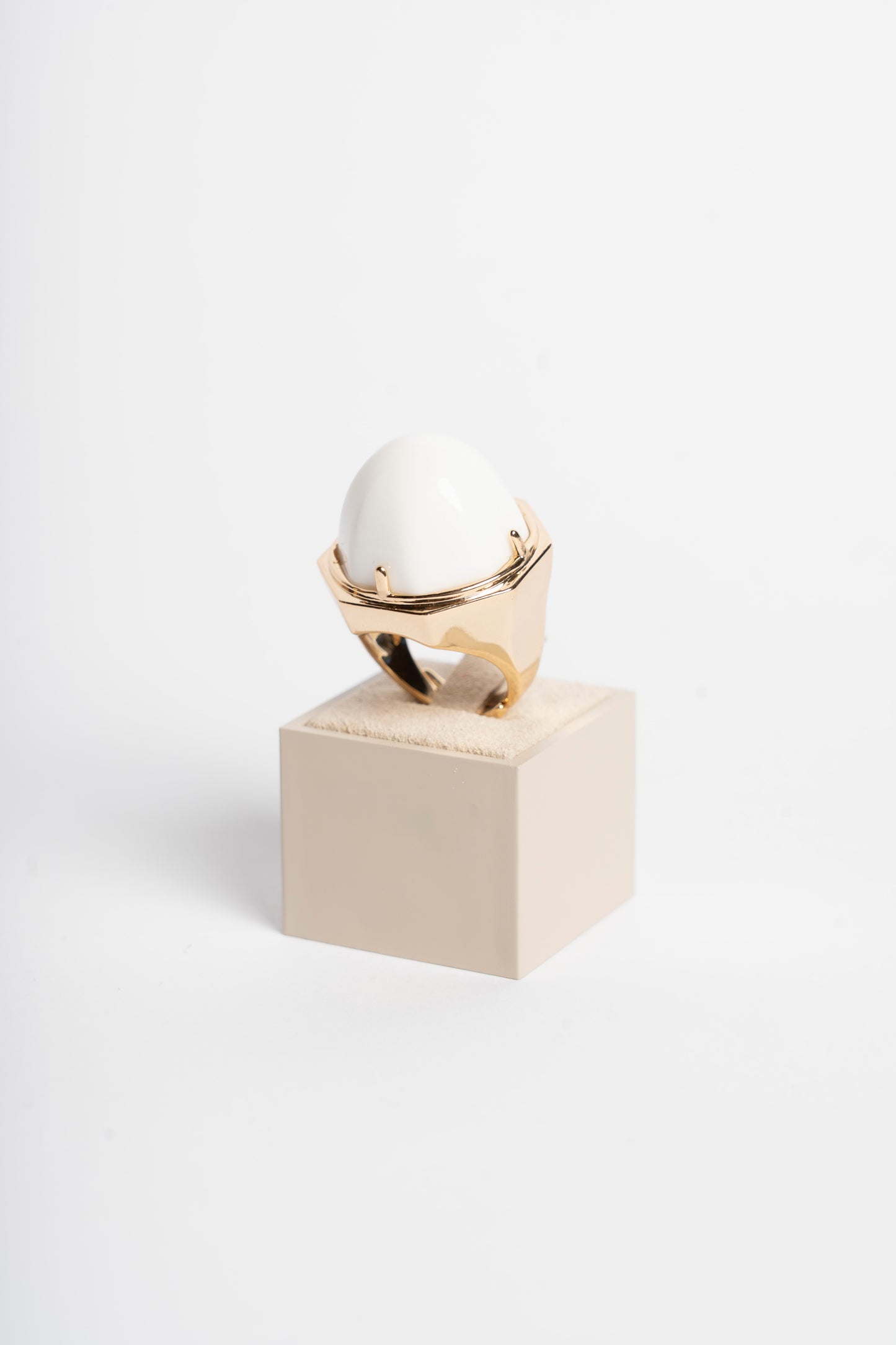 ANELLO OTTONE POLIMERO BIANCO
