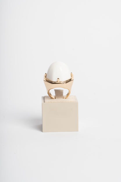 ANELLO OTTONE POLIMERO BIANCO