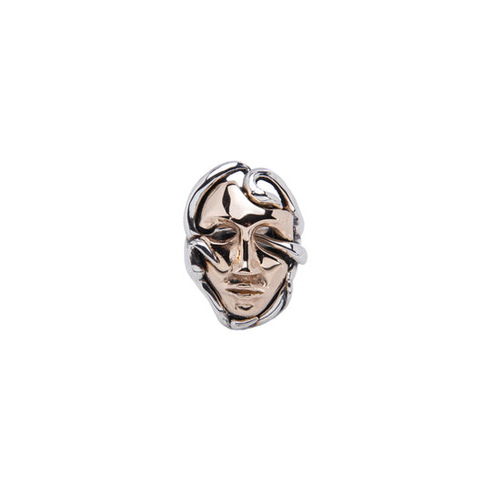 NEMORIS - ANELLO MADRE NATURA ARGENTO E BRONZO