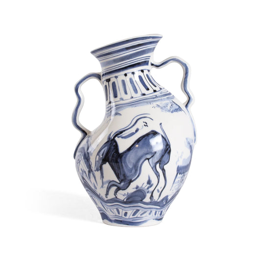 SELETTI - VASO DIESEL IN PORCELLANA CLASSIC ON ACID IBEX