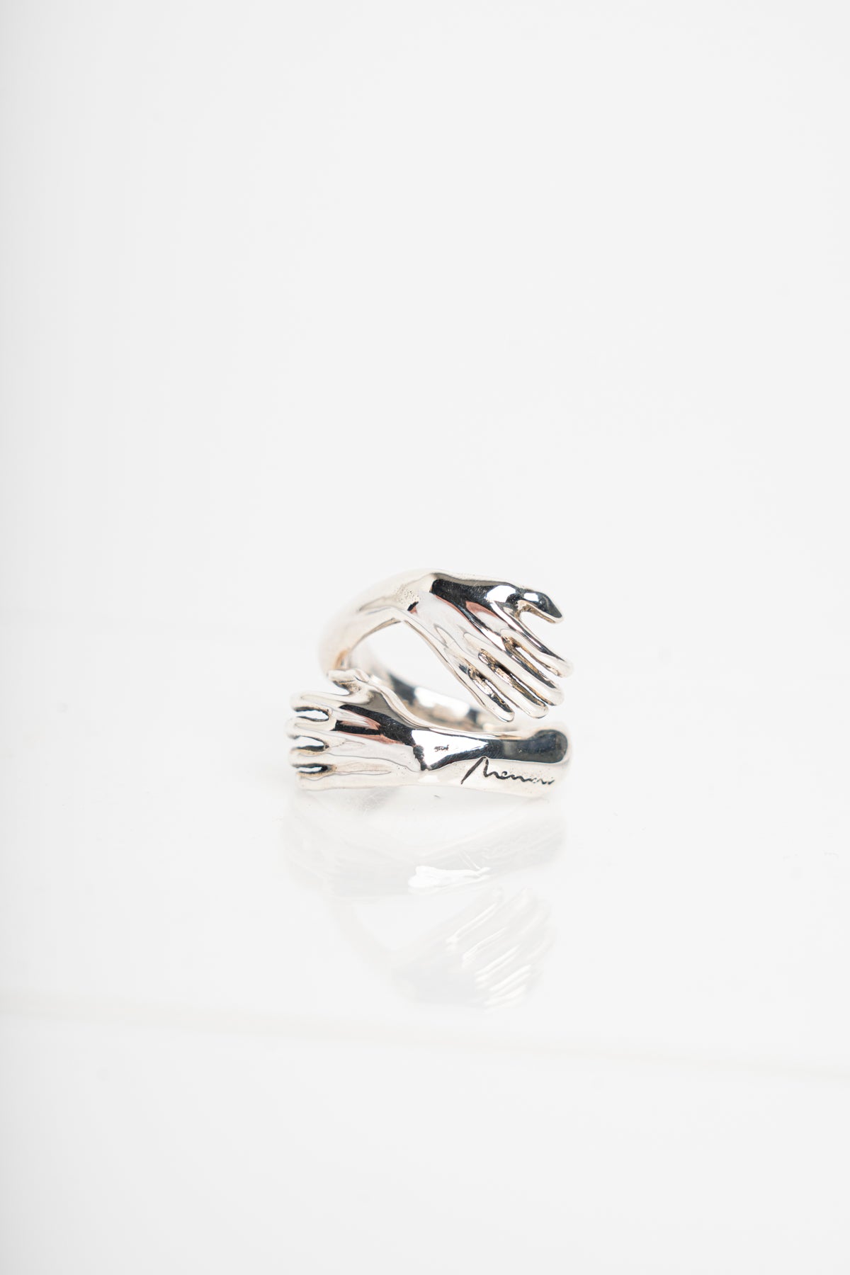 NEMORIS -  ANELLO IN ARGENTO ABBRACCIO