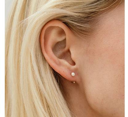 LE CARRE' - ORECCHINI ORO GIALLO E PERLA