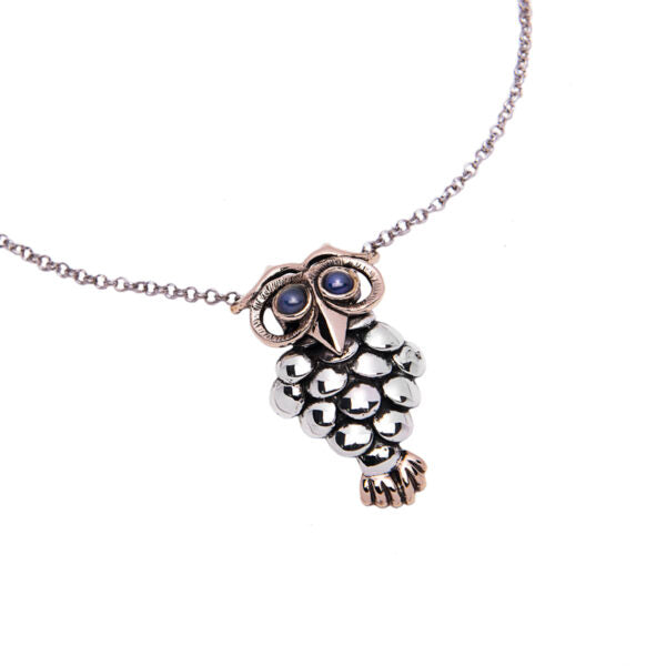 COLLANA CIONDOLO CIVETTA LAPIS