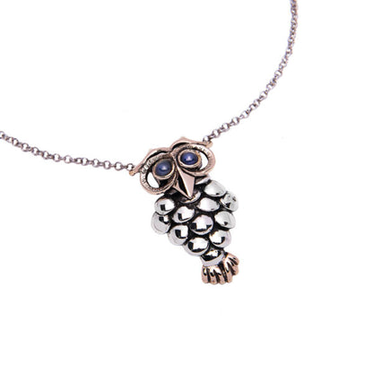 COLLANA CIONDOLO CIVETTA LAPIS