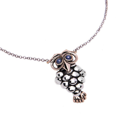 COLLANA CIONDOLO CIVETTA LAPIS