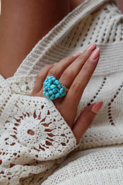 LDMO - ANELLO ALTA MAREA TURCHESE