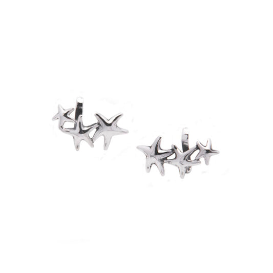 ORECCHINI STELLE LOBO ARGENTO E BRONZO
