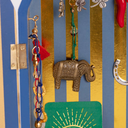 SELETTI - OGGETTO DECORATIVO PORTAFORTUNA LUCKY TEMPLE