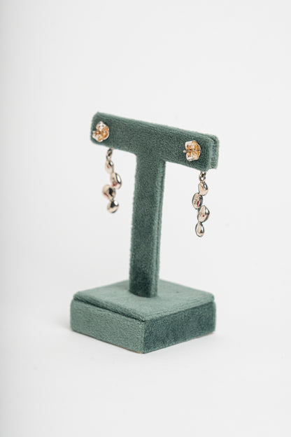 NEMORIS -  ORECCHINI CHICCHI DI CAFFE' IN ARGENTO