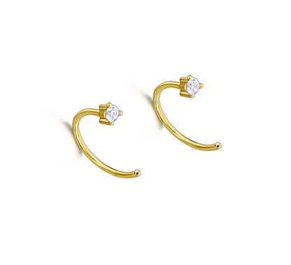 LE CARRE' - ORECCHINI ORO GIALLO E DIAMANTI