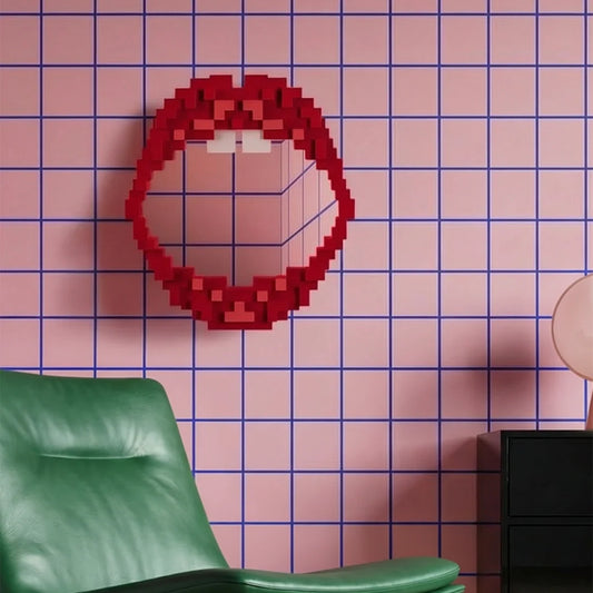 SELETTI - SPECCHIO PIXEL BOCCA