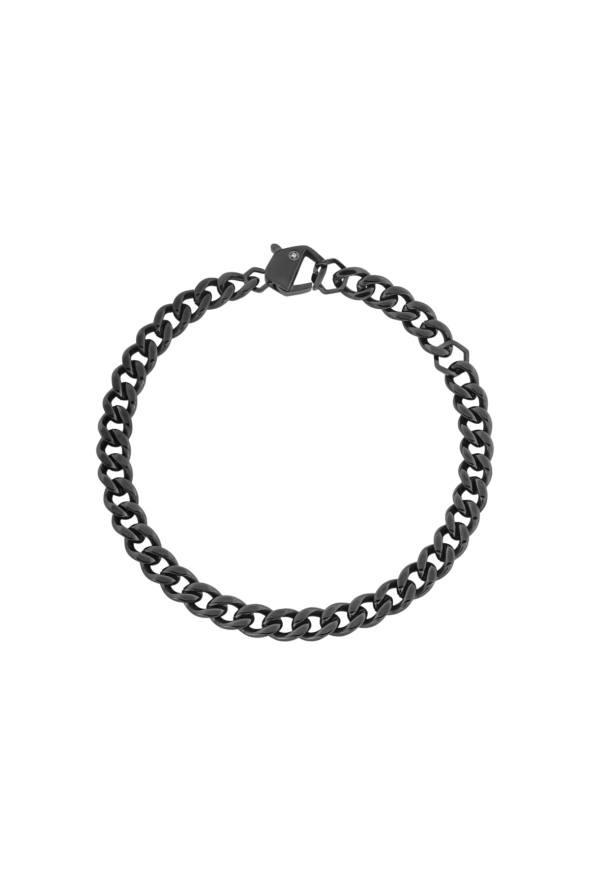 BIKKEMBERGS - BRACCIALE SKIN IN ACCIAIO BRUNITO