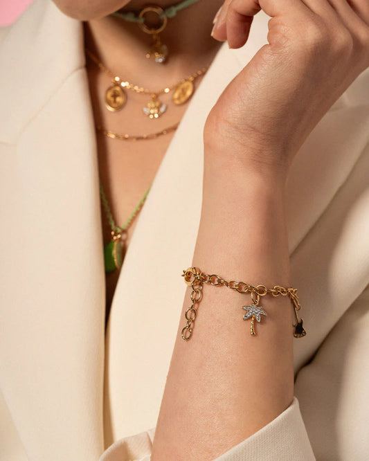 CHARM BAR - CIONDOLO PALMA