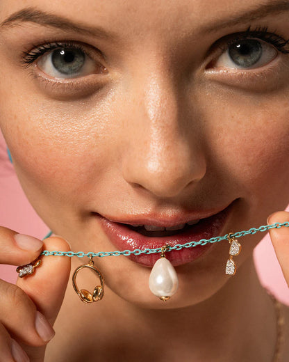 CHARM BAR - CIONDOLO PERLA