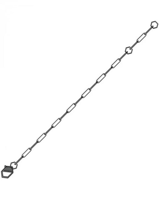 BIKKEMBERGS - BRACCIALE UOMO SKIN IN ACCIAIO BRUNITO
