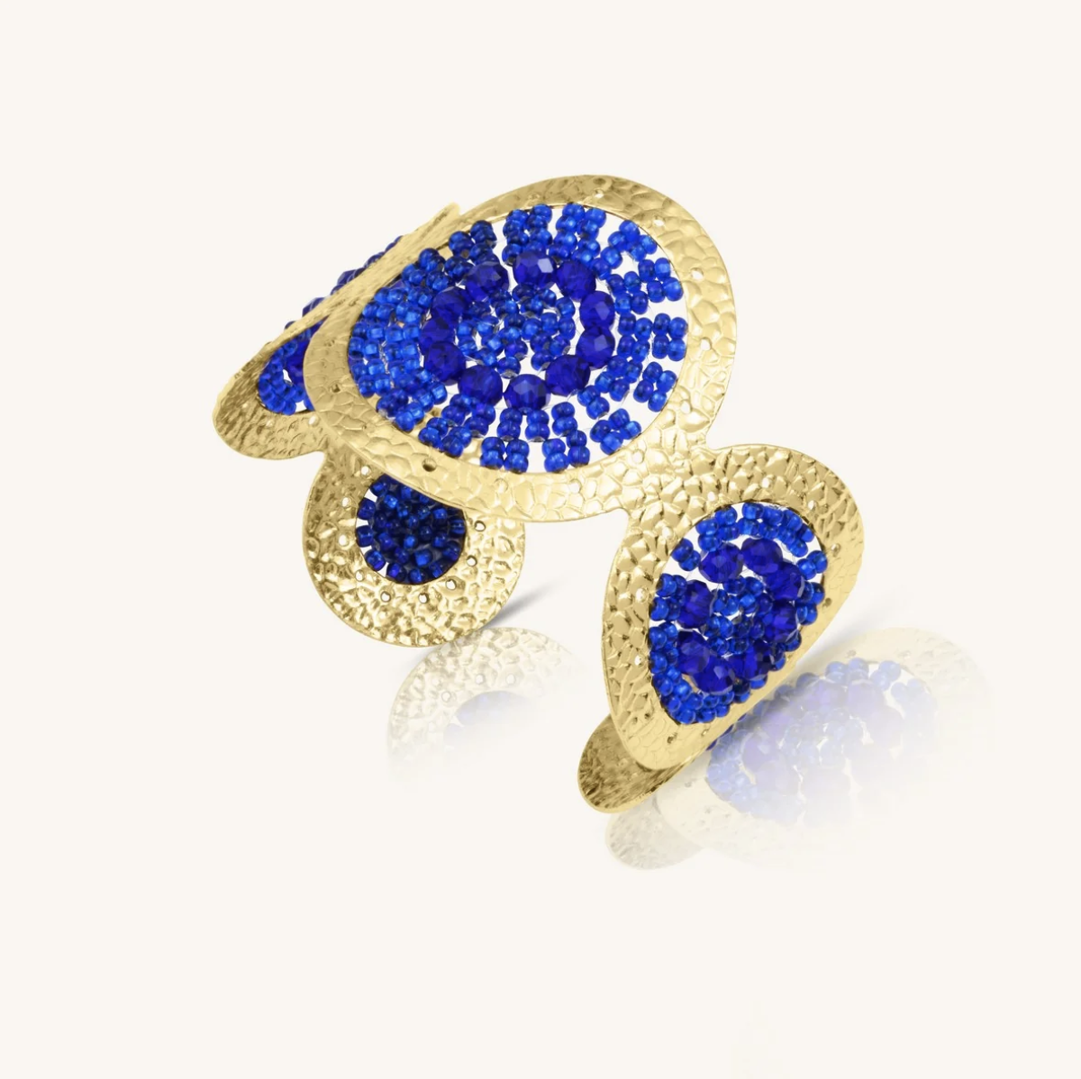 SANTIBE' - USHUAIA CUFF BRACCIALE BLUE