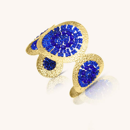 SANTIBE' - USHUAIA CUFF BRACCIALE BLUE