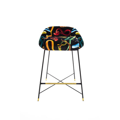 SGABELLO NERO SNAKES
