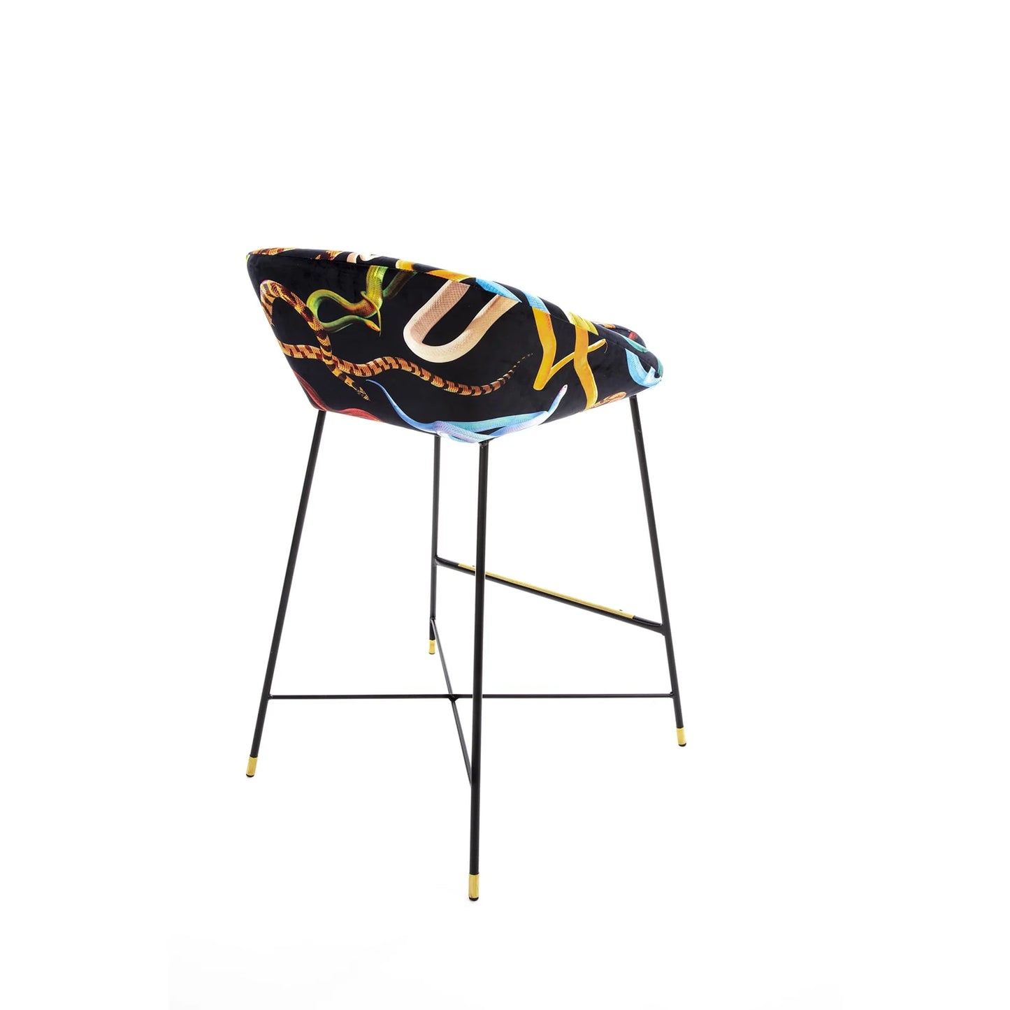 SGABELLO NERO SNAKES