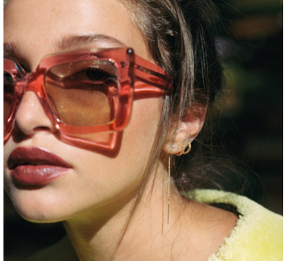 LE CARRE' - ORECCHINI PENDENTI CON DIAMANTI