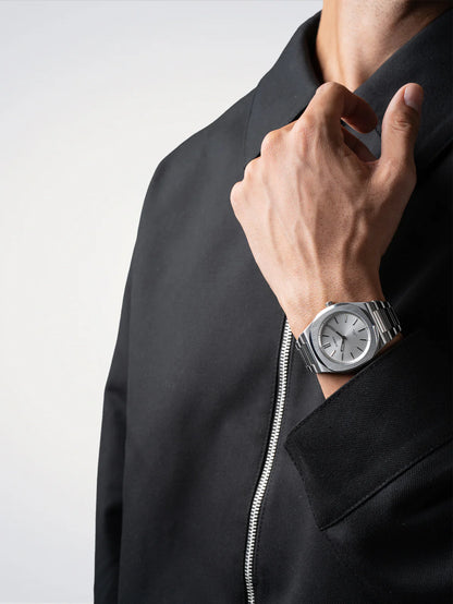 D1 MILANO - OROLOGIO GROOVY SILVER