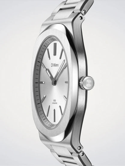 D1 MILANO - OROLOGIO GROOVY SILVER