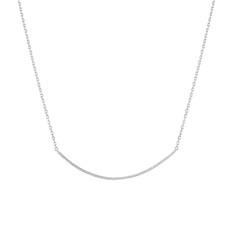 981 - COLLANA ESSENTIAL LINE ARGENTO RODIO