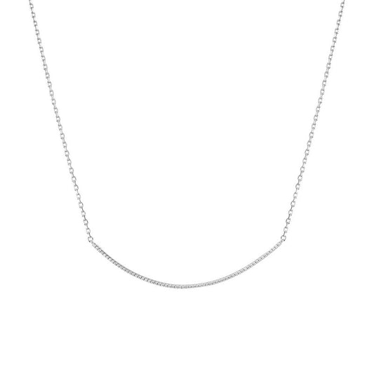 981 - COLLANA ESSENTIAL LINE ARGENTO RODIO