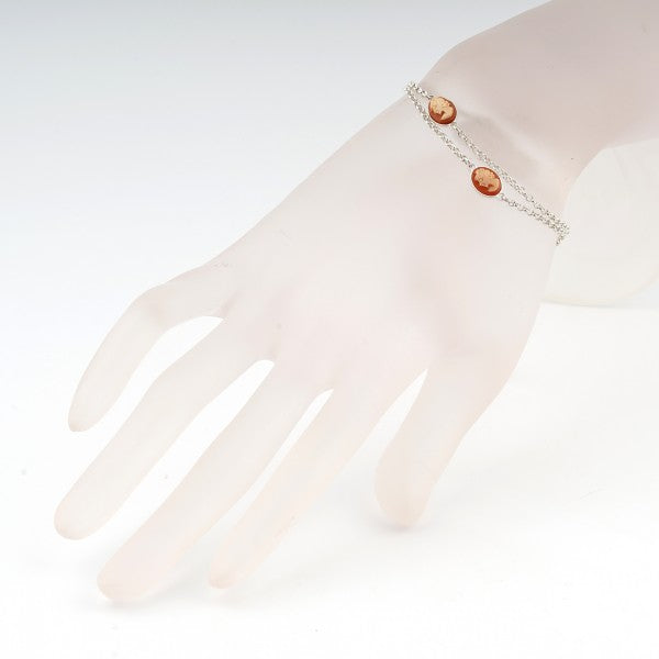 CAMEO ITALIANO - BRACCIALE COLIBRI CON TESTE IN CAMEO