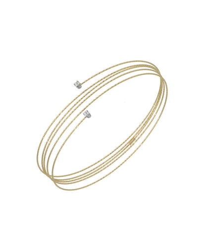 MAGIC WIRE - BRACCIALE IN ORO E DIAMANTI