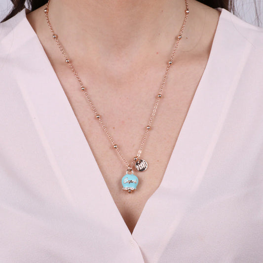 COLLANA IN METALLO ROSE' CAMPANELLA TIFFANY